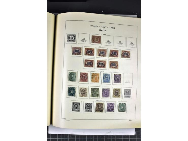 1849/1941, ungebrauchte und gestempelte Sammlung im Schaubeck-Album