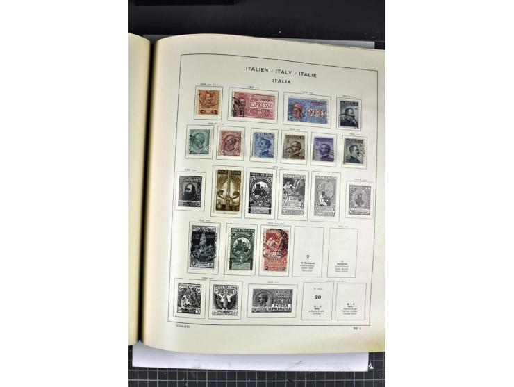 1849/1941, ungebrauchte und gestempelte Sammlung im Schaubeck-Album