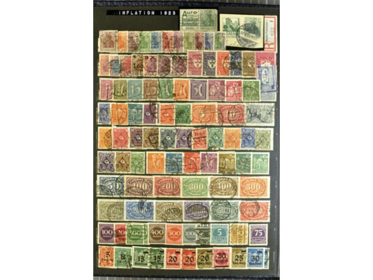 1840/1980, postfrischer, ungebrauchter und gestempelte Partie mit einer Vielzahl guter Ausgaben, dabei Altdeutschland mit Wür