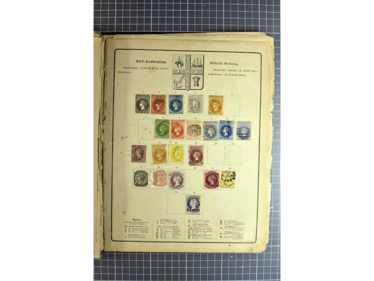 1840/1945 (ca.), ungebrauchte und gestempelte Sammlungen dabei ein guter Teil Altdeutschland und Deutsches Reich, Belgien, Fr