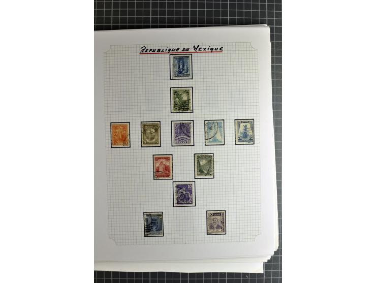 1840/1945 (ca.), ungebrauchte und gestempelte Sammlungen dabei ein guter Teil Altdeutschland und Deutsches Reich, Belgien, Fr