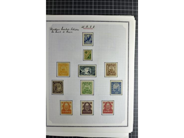 1840/1945 (ca.), ungebrauchte und gestempelte Sammlungen dabei ein guter Teil Altdeutschland und Deutsches Reich, Belgien, Fr