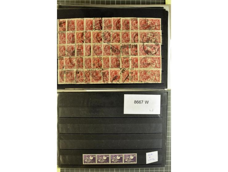 1880/1980 (ca.), Partie von über 13000 Marken und Blocks, dabei bessere Stücke, Abarten etc.; riesiger Katalogwert