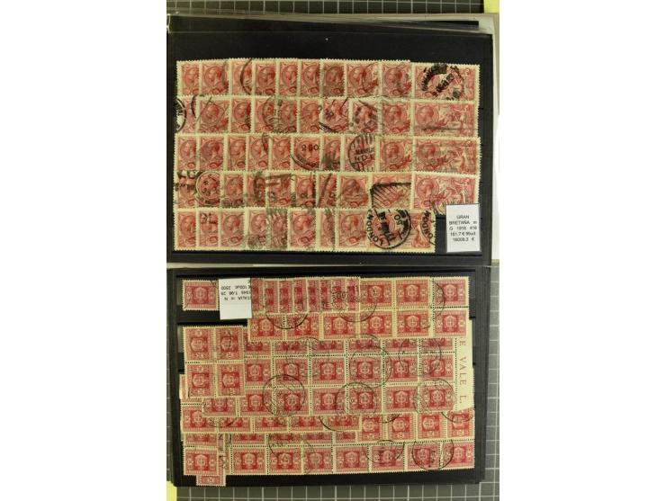 1880/1980 (ca.), Partie von über 13000 Marken und Blocks, dabei bessere Stücke, Abarten etc.; riesiger Katalogwert