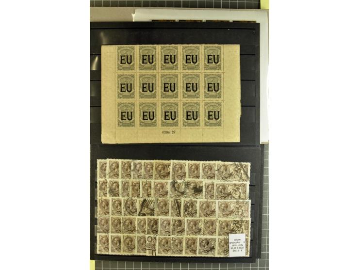 1880/1980 (ca.), Partie von über 13000 Marken und Blocks, dabei bessere Stücke, Abarten etc.; riesiger Katalogwert