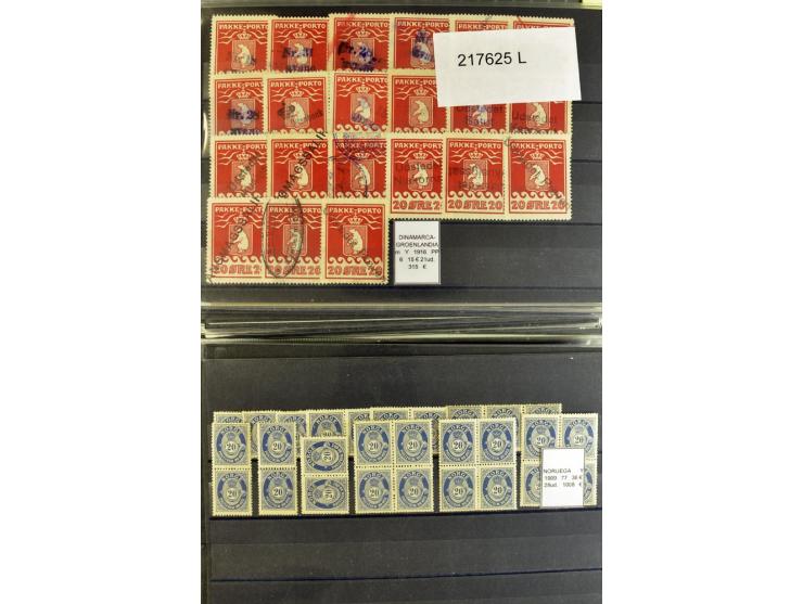 1880/1980 (ca.), Partie von über 13000 Marken und Blocks, dabei bessere Stücke, Abarten etc.; riesiger Katalogwert