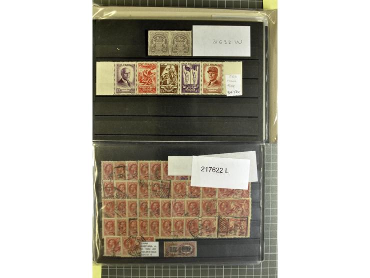 1880/1980 (ca.), Partie von über 13000 Marken und Blocks, dabei bessere Stücke, Abarten etc.; riesiger Katalogwert