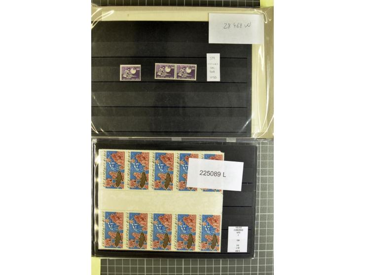 1880/1980 (ca.), Partie von über 13000 Marken und Blocks, dabei bessere Stücke, Abarten etc.; riesiger Katalogwert