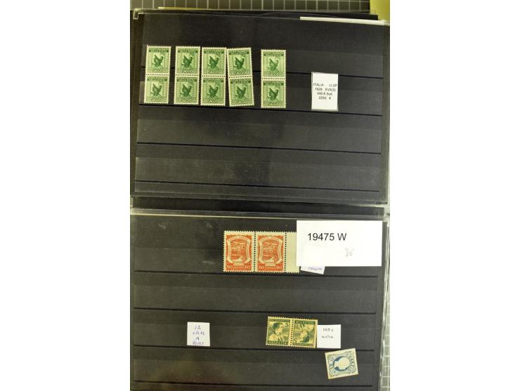 1880/1980 (ca.), Partie von über 13000 Marken und Blocks, dabei bessere Stücke, Abarten etc.; riesiger Katalogwert