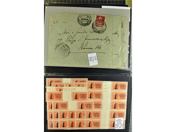 1880/1980 (ca.), Partie von über 13000 Marken und Blocks, dabei bessere Stücke, Abarten etc.; riesiger Katalogwert