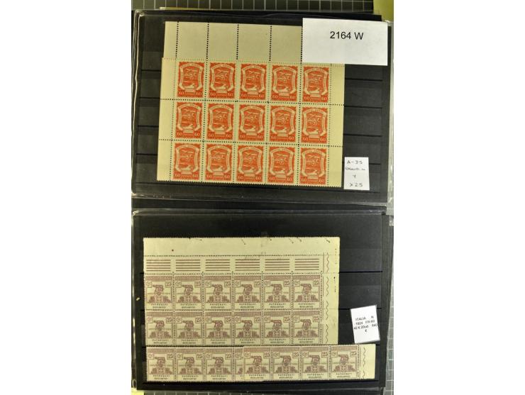 1880/1980 (ca.), Partie von über 13000 Marken und Blocks, dabei bessere Stücke, Abarten etc.; riesiger Katalogwert