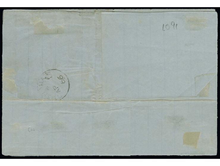 VENEZUELA: 1864/67, 9 Schilling orangegelb, 2 Einzelwerte zusammen mit 1 Schilling braun, alle drei sehr schön farbfrisch und