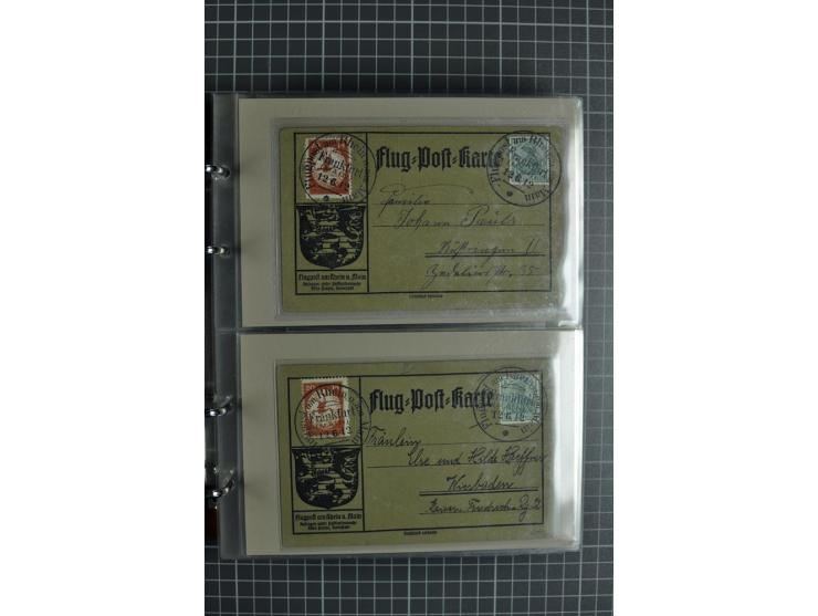 1912, Rhein/Main, 108 Karten, dabei verschiedene Daten und Orte, gute Ansichtskarten, Auslandskarte, Gelbe Hunde, Bunte Hunde