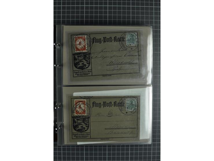 1912, Rhein/Main, 108 Karten, dabei verschiedene Daten und Orte, gute Ansichtskarten, Auslandskarte, Gelbe Hunde, Bunte Hunde