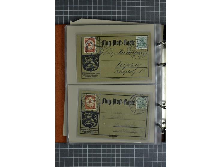 1912, Rhein/Main, 108 Karten, dabei verschiedene Daten und Orte, gute Ansichtskarten, Auslandskarte, Gelbe Hunde, Bunte Hunde