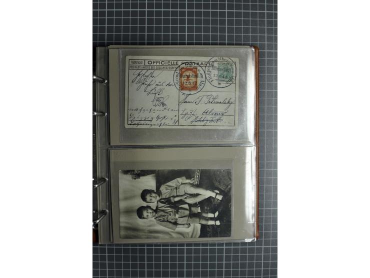 1912, Rhein/Main, 108 Karten, dabei verschiedene Daten und Orte, gute Ansichtskarten, Auslandskarte, Gelbe Hunde, Bunte Hunde