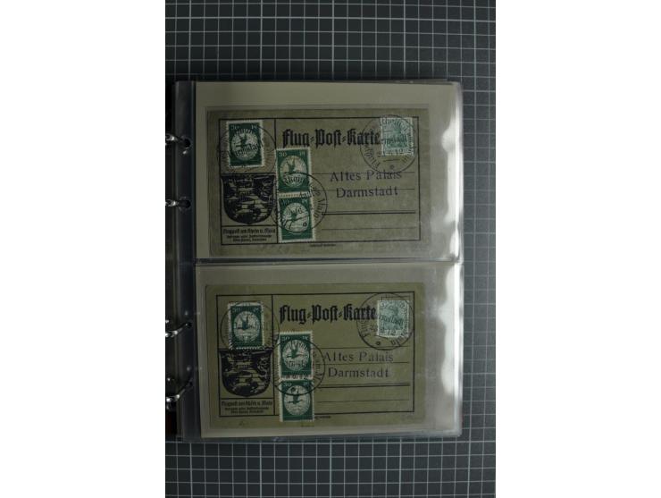 1912, Rhein/Main, 108 Karten, dabei verschiedene Daten und Orte, gute Ansichtskarten, Auslandskarte, Gelbe Hunde, Bunte Hunde