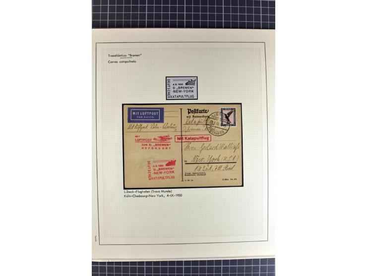 1929/37, interessante Sammlung von 24 Karten und Briefe, dabei bessere Frankaturen, meist gute Erhaltung
