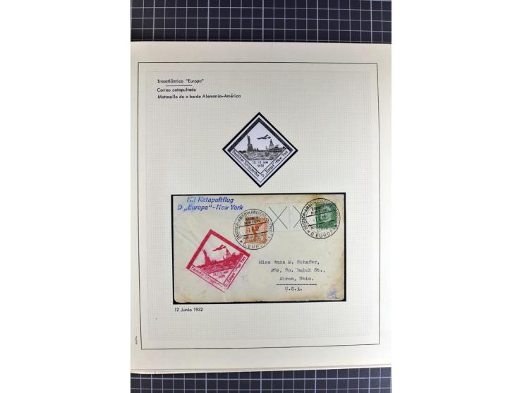1929/37, interessante Sammlung von 24 Karten und Briefe, dabei bessere Frankaturen, meist gute Erhaltung