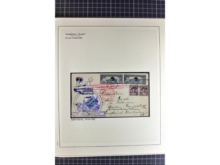 1929/37, interessante Sammlung von 24 Karten und Briefe, dabei bessere Frankaturen, meist gute Erhaltung