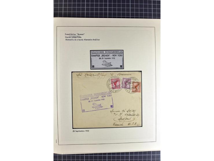 1929/37, interessante Sammlung von 24 Karten und Briefe, dabei bessere Frankaturen, meist gute Erhaltung