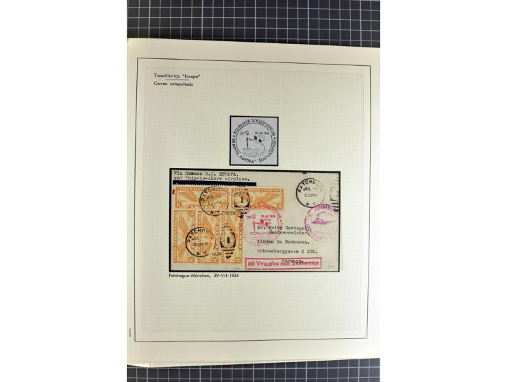 1929/37, interessante Sammlung von 24 Karten und Briefe, dabei bessere Frankaturen, meist gute Erhaltung