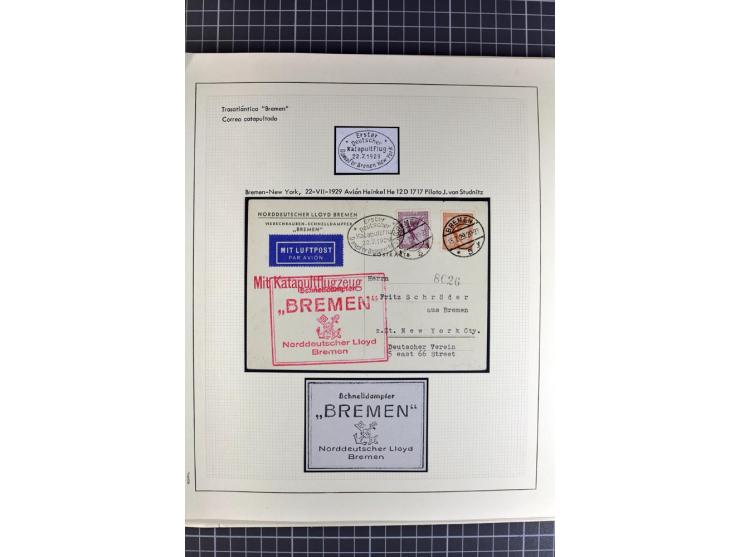 1929/37, interessante Sammlung von 24 Karten und Briefe, dabei bessere Frankaturen, meist gute Erhaltung
