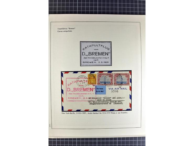 1929/37, interessante Sammlung von 24 Karten und Briefe, dabei bessere Frankaturen, meist gute Erhaltung