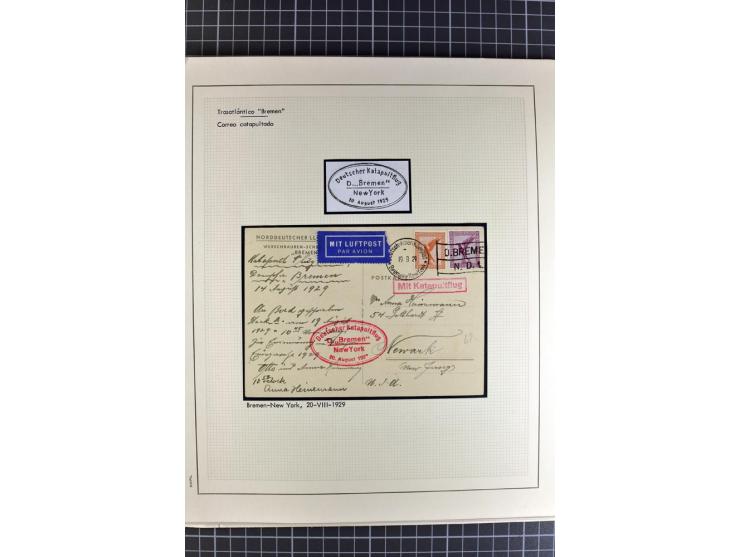 1929/37, interessante Sammlung von 24 Karten und Briefe, dabei bessere Frankaturen, meist gute Erhaltung
