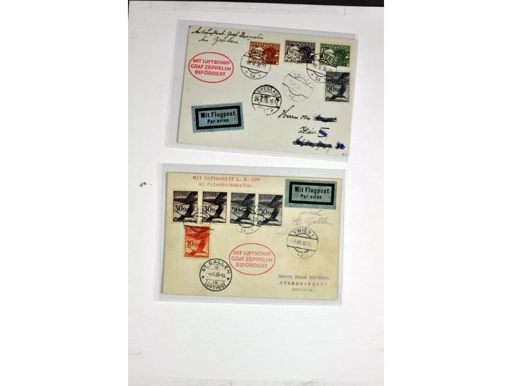 1912/1939, umfangreicher Sammlungsposten mit fast 130 Briefen und Karten ink. Rhein/Main-Flugpost, dabei Pionierpost, bessere