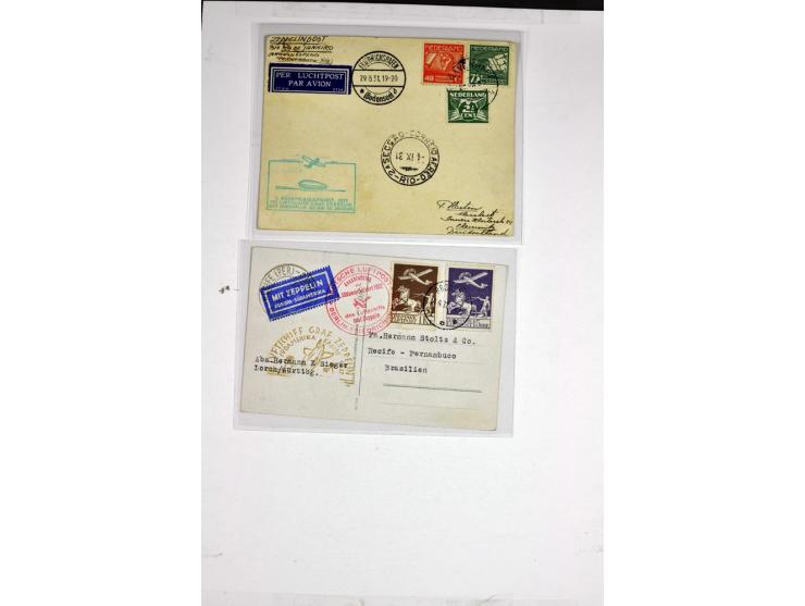 1912/1939, umfangreicher Sammlungsposten mit fast 130 Briefen und Karten ink. Rhein/Main-Flugpost, dabei Pionierpost, bessere