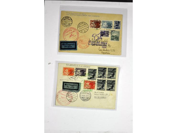 1912/1939, umfangreicher Sammlungsposten mit fast 130 Briefen und Karten ink. Rhein/Main-Flugpost, dabei Pionierpost, bessere