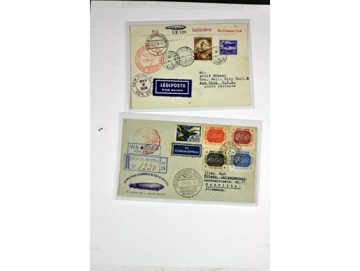 1912/1939, umfangreicher Sammlungsposten mit fast 130 Briefen und Karten ink. Rhein/Main-Flugpost, dabei Pionierpost, bessere