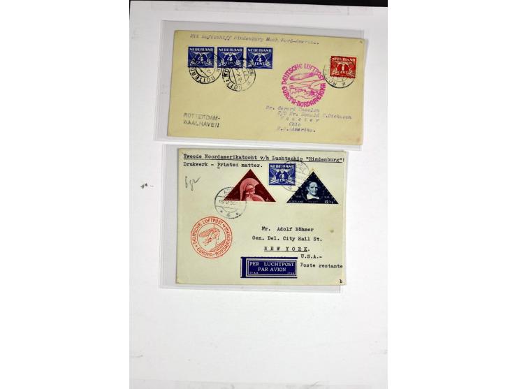 1912/1939, umfangreicher Sammlungsposten mit fast 130 Briefen und Karten ink. Rhein/Main-Flugpost, dabei Pionierpost, bessere