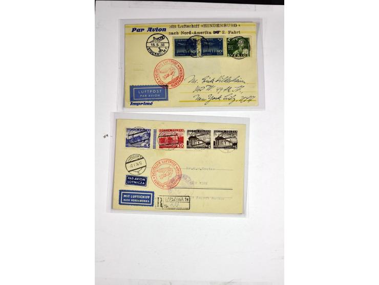 1912/1939, umfangreicher Sammlungsposten mit fast 130 Briefen und Karten ink. Rhein/Main-Flugpost, dabei Pionierpost, bessere