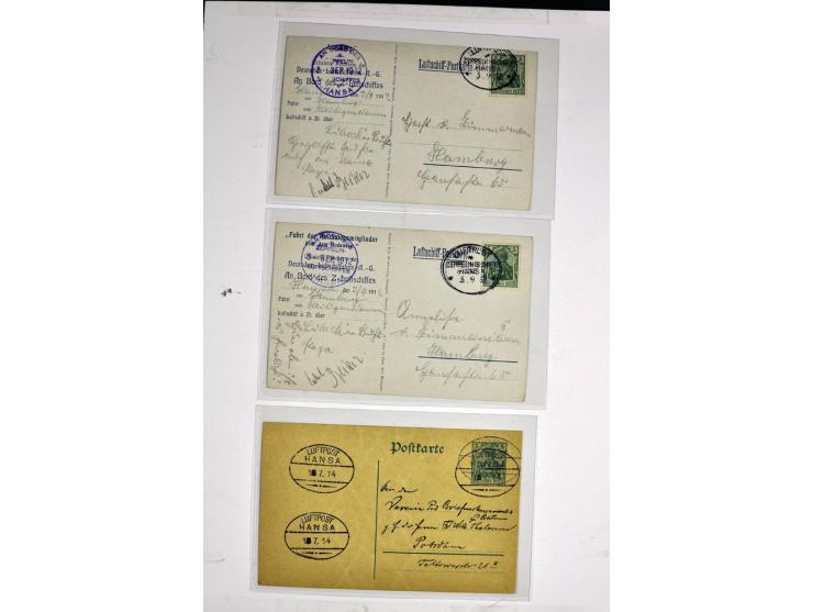 1912/1939, umfangreicher Sammlungsposten mit fast 130 Briefen und Karten ink. Rhein/Main-Flugpost, dabei Pionierpost, bessere