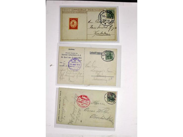 1912/1939, umfangreicher Sammlungsposten mit fast 130 Briefen und Karten ink. Rhein/Main-Flugpost, dabei Pionierpost, bessere