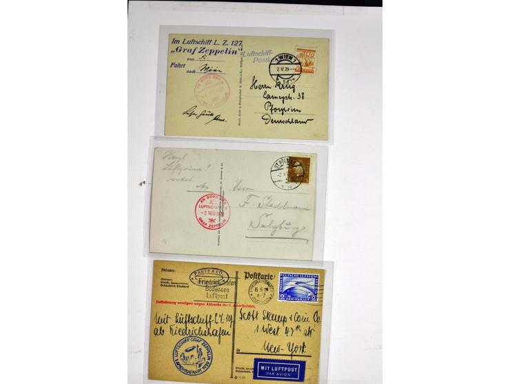 1912/1939, umfangreicher Sammlungsposten mit fast 130 Briefen und Karten ink. Rhein/Main-Flugpost, dabei Pionierpost, bessere
