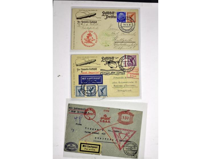 1912/1939, umfangreicher Sammlungsposten mit fast 130 Briefen und Karten ink. Rhein/Main-Flugpost, dabei Pionierpost, bessere