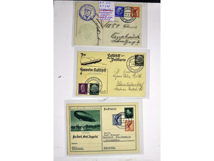 1912/1939, umfangreicher Sammlungsposten mit fast 130 Briefen und Karten ink. Rhein/Main-Flugpost, dabei Pionierpost, bessere