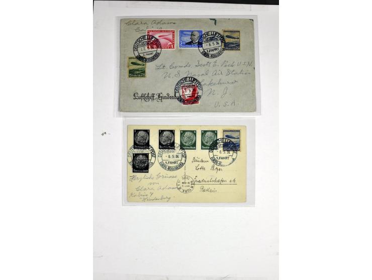 1912/1939, umfangreicher Sammlungsposten mit fast 130 Briefen und Karten ink. Rhein/Main-Flugpost, dabei Pionierpost, bessere