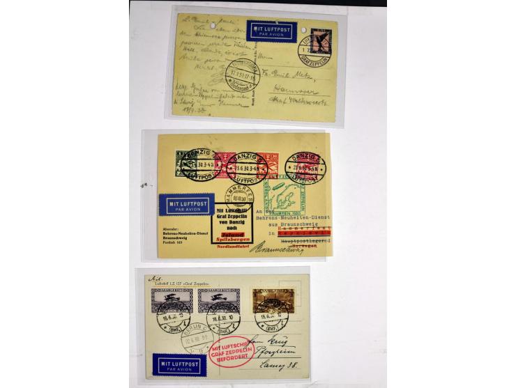 1912/1939, umfangreicher Sammlungsposten mit fast 130 Briefen und Karten ink. Rhein/Main-Flugpost, dabei Pionierpost, bessere