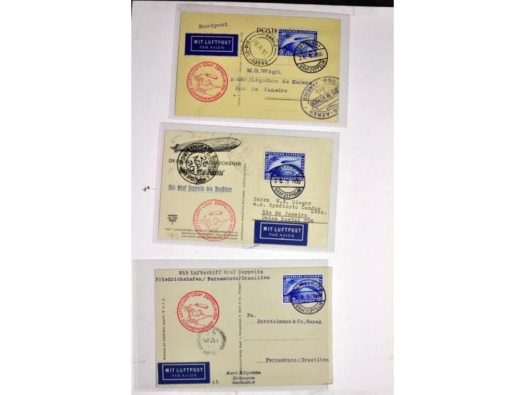 1912/1939, umfangreicher Sammlungsposten mit fast 130 Briefen und Karten ink. Rhein/Main-Flugpost, dabei Pionierpost, bessere