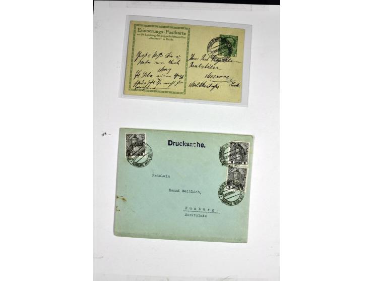 1912/1939, umfangreicher Sammlungsposten mit fast 130 Briefen und Karten ink. Rhein/Main-Flugpost, dabei Pionierpost, bessere