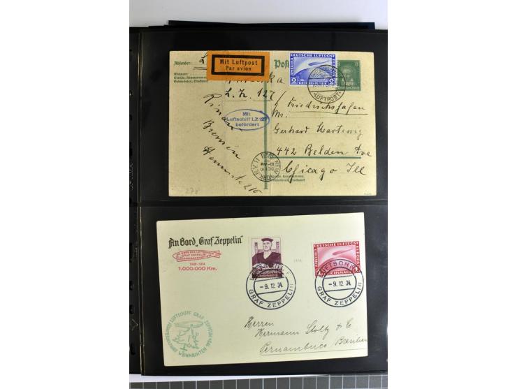 1930/36, hochinteressante Partie von 41 Briefe und Karten, dabei viele gute Frankaturen u.a. Deutsches Reich Mi.-Nr. 439-39 (