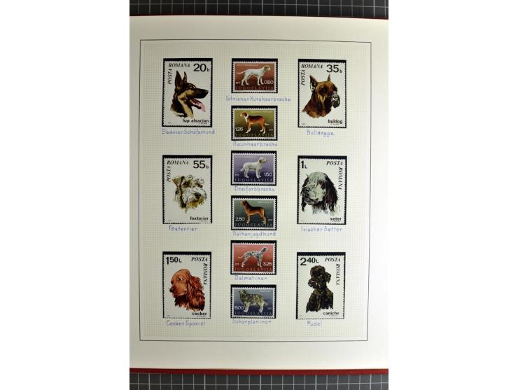TIERE: 1920/94, postfrische, ungebrauchte und gestempelte sehr umfangreiche Sammlung mit vielen guten Ausgaben auf selbstgest
