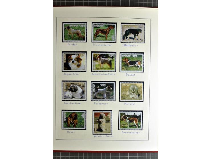 TIERE: 1920/94, postfrische, ungebrauchte und gestempelte sehr umfangreiche Sammlung mit vielen guten Ausgaben auf selbstgest