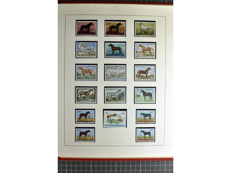 TIERE: 1920/94, postfrische, ungebrauchte und gestempelte sehr umfangreiche Sammlung mit vielen guten Ausgaben auf selbstgest