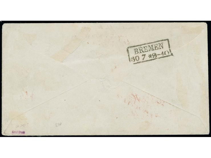 VEREINIGTE STAATEN: 1859, 3 Schilling preußischblau im waagerechten 3er-Streifen, allseits breitrandig und farbfrisch mit Str