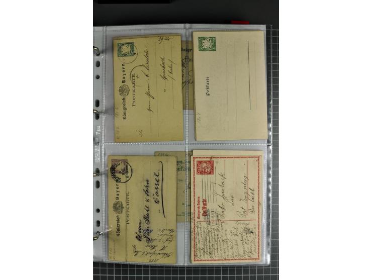 1840/1919, Baden bis Württemberg, Partie Briefe ab Vorphila mit Schwerpunkt NDP, dabei EF und MEF, Paketbegleitbriefe, intere